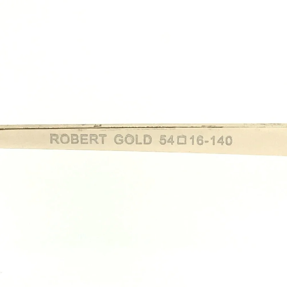 Affordable Designs Eyeglasses Frames ROBERT GOLD Round Full Rim 54-16-140